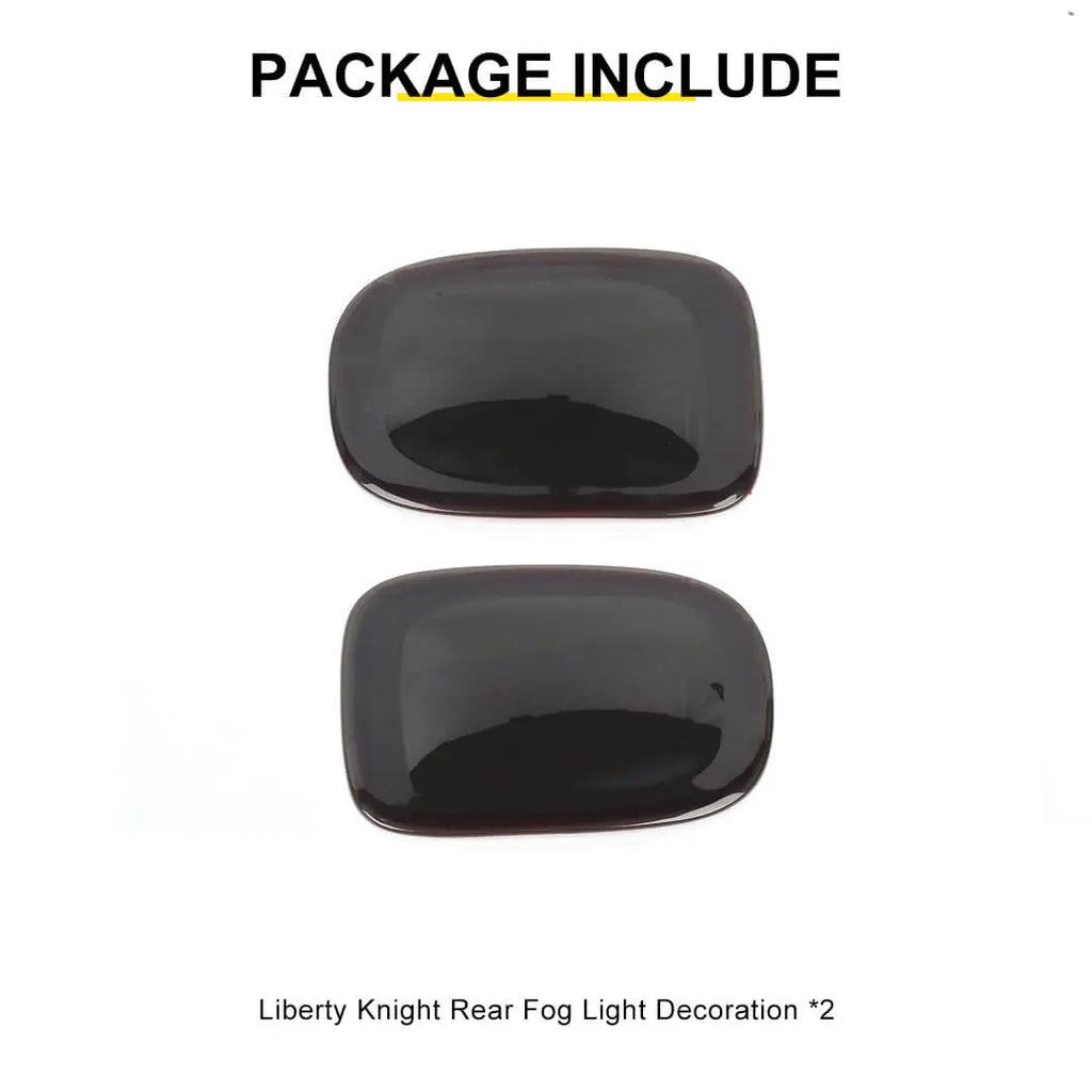 For 2015+ Jeep Renegade Exterior Rear Fog Light Lamp Guard Cover Trim (2 pcs)