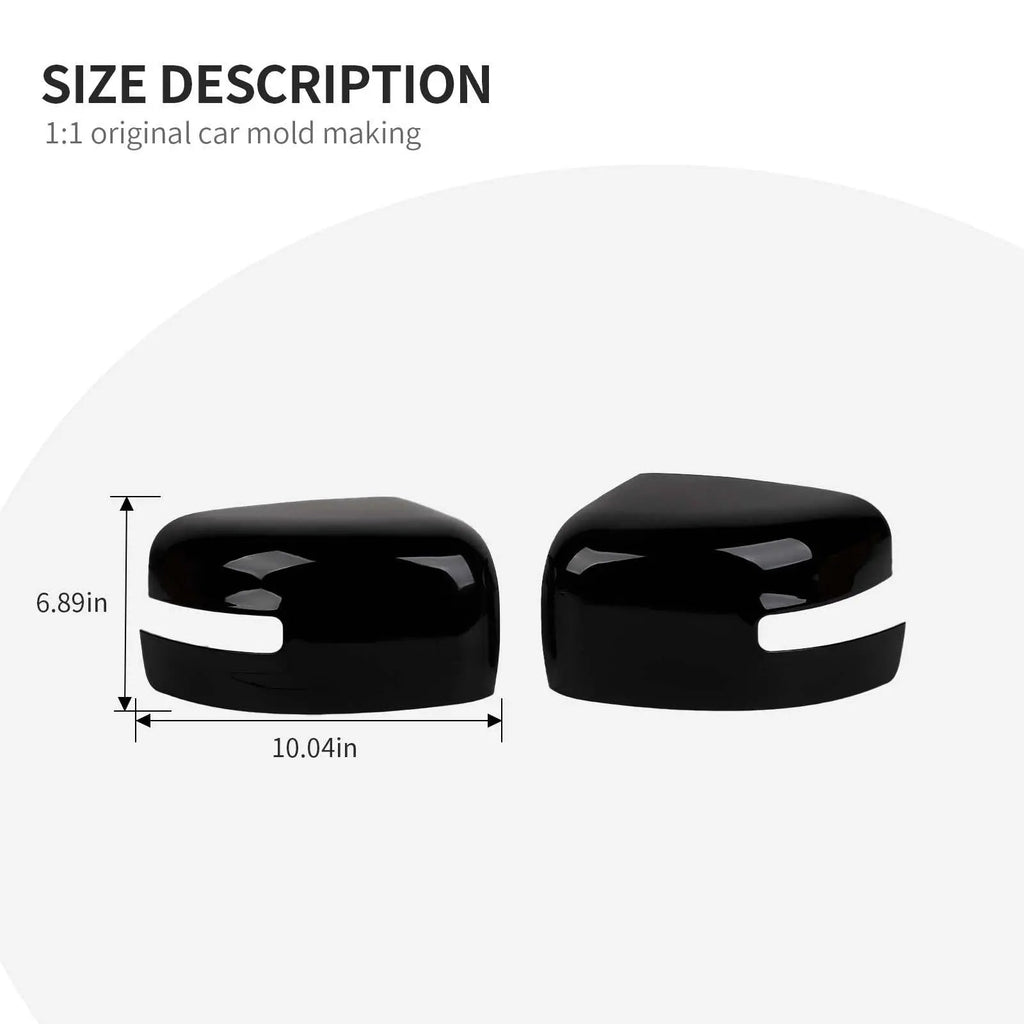 For 2015+ Jeep Renegade Exterior Side Rearview Mirror Caps Cover Trim