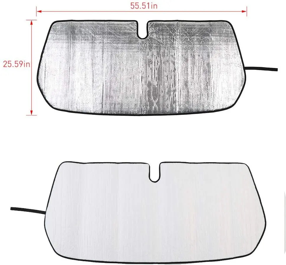 For 2015+ Jeep Renegade Front Windshield Sun Visor Foldable Sunshade