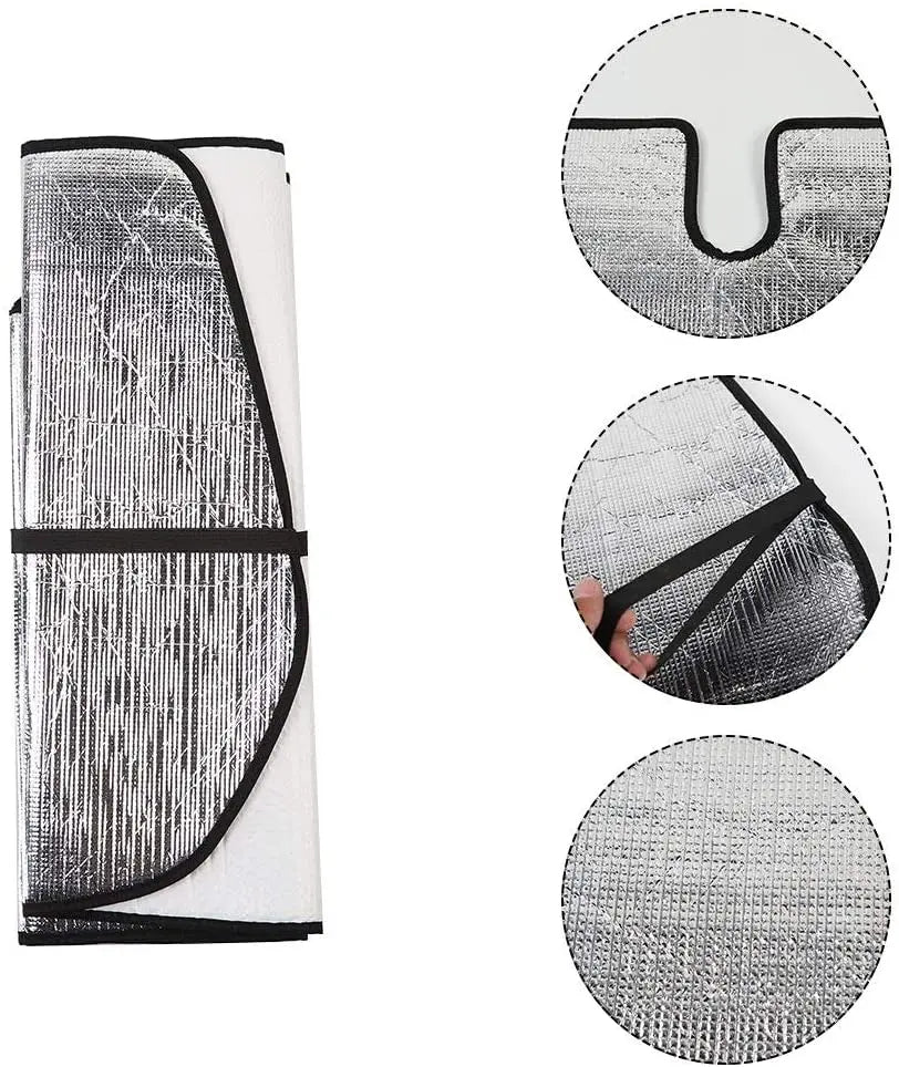For 2015+ Jeep Renegade Front Windshield Sun Visor Foldable Sunshade