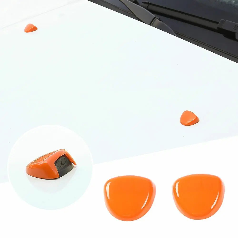 For 2015+ Jeep Renegade Front Wiper Water Wash Nozzle Spray Cover Trim