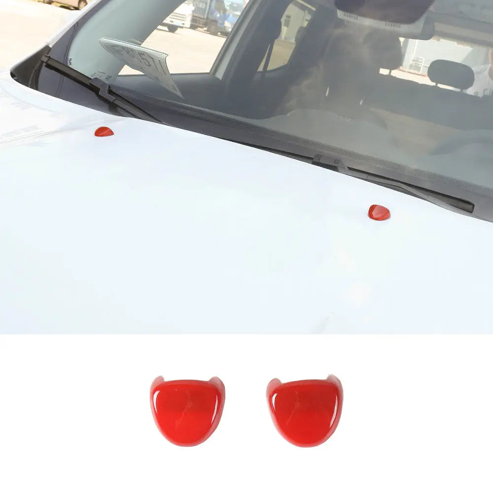 For 2015+ Jeep Renegade Front Wiper Water Wash Nozzle Spray Cover Trim