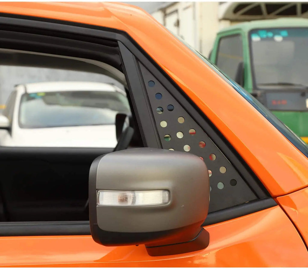 For 2015+ Jeep Renegade Front & Rear Window Triangle Glass Panel Cover Trim 4pcs