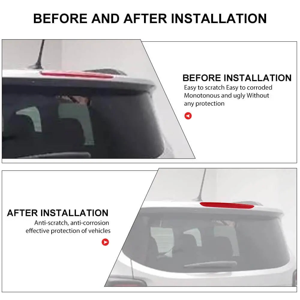 For 2015+ Jeep Renegade High Brake Stop Light Lamp Trim Cover