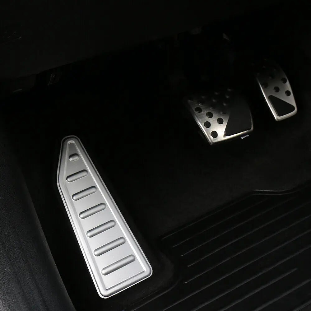 For 2015+ Jeep Renegade Left Foot Rest Pedal Kick Panel Cover Trim Aluminum