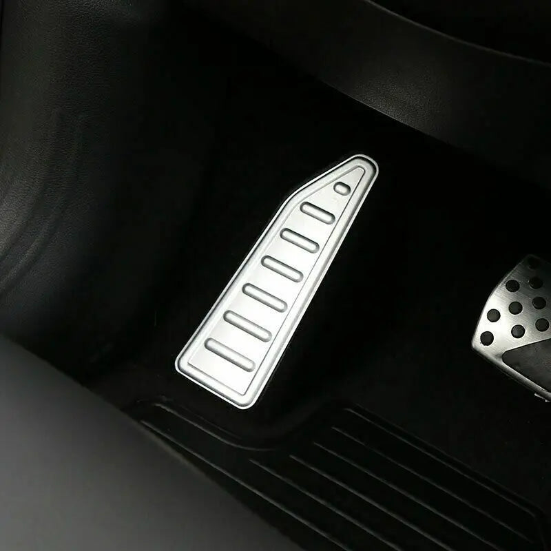For 2015+ Jeep Renegade Left Foot Rest Pedal Kick Panel Cover Trim Aluminum