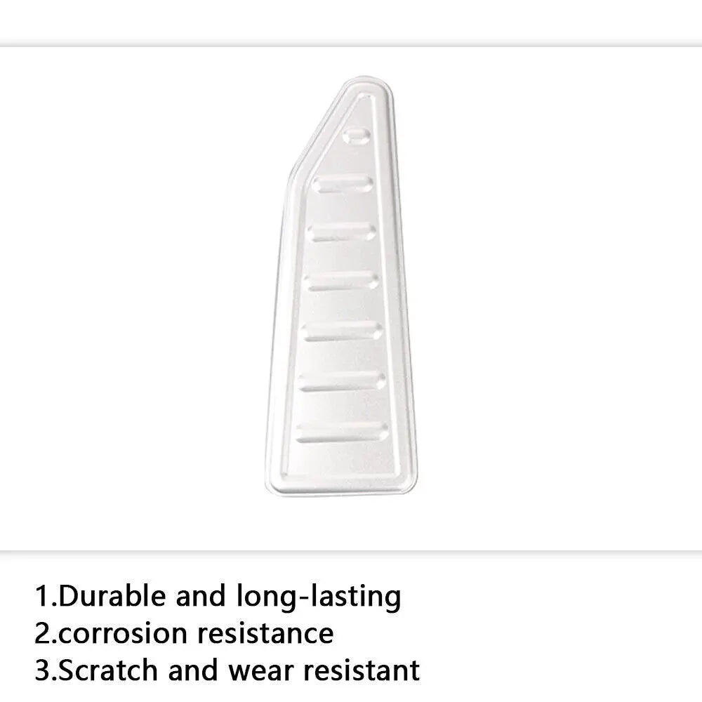 For 2015+ Jeep Renegade Left Foot Rest Pedal Kick Panel Cover Trim Aluminum