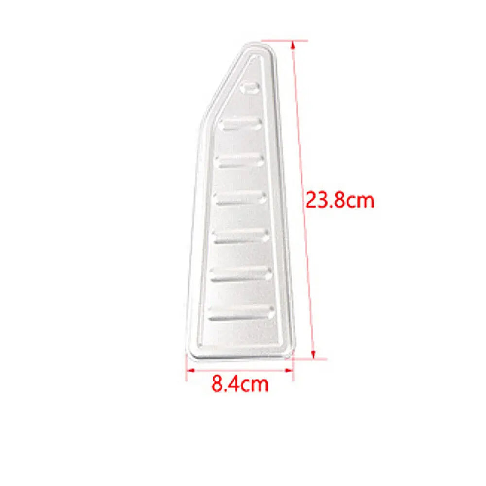 For 2015+ Jeep Renegade Left Foot Rest Pedal Kick Panel Cover Trim Aluminum