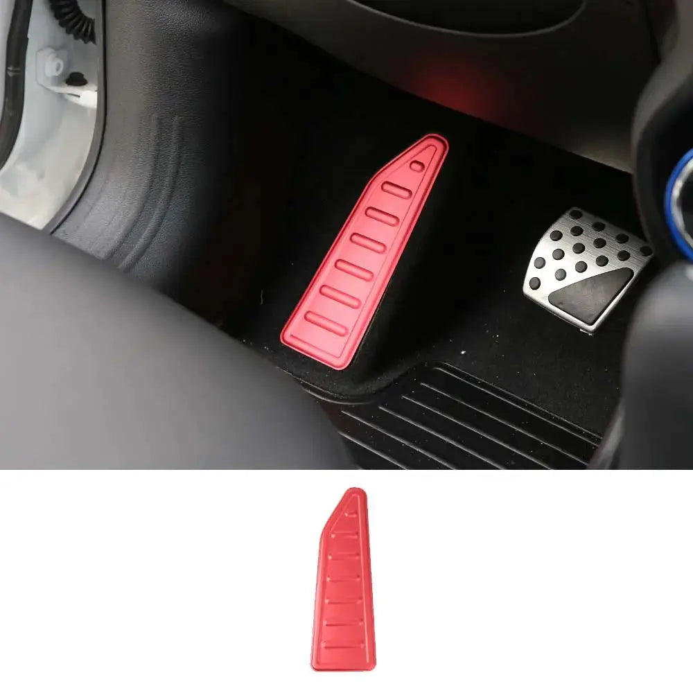 For 2015+ Jeep Renegade Left Foot Rest Pedal Kick Panel Cover Trim Aluminum