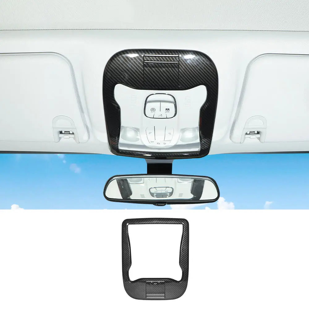 For 2015+ Jeep Renegade Reading Light Lamp Frame Trim Decor With Card Slot