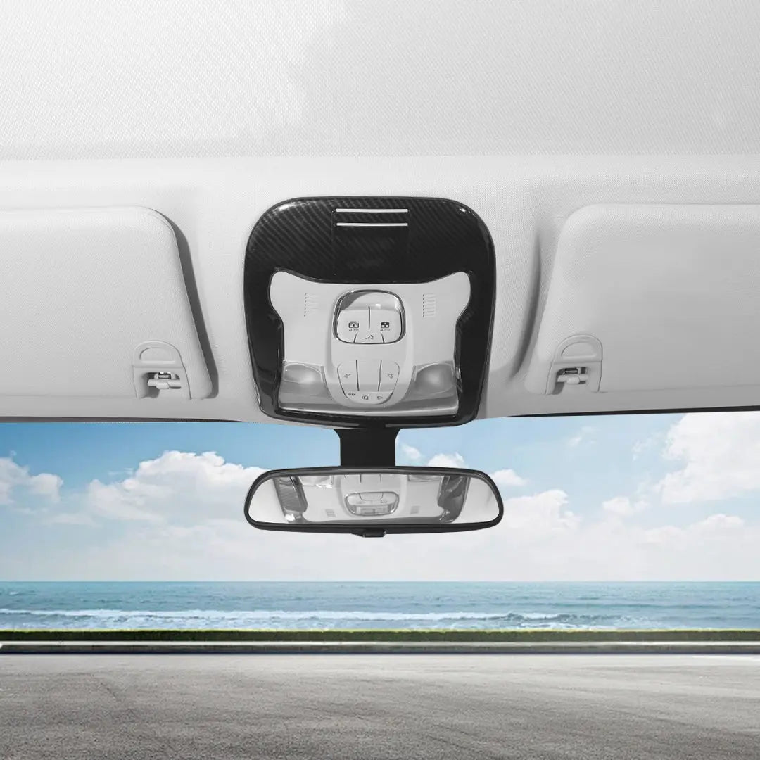 For 2015+ Jeep Renegade Reading Light Lamp Frame Trim Decor With Card Slot