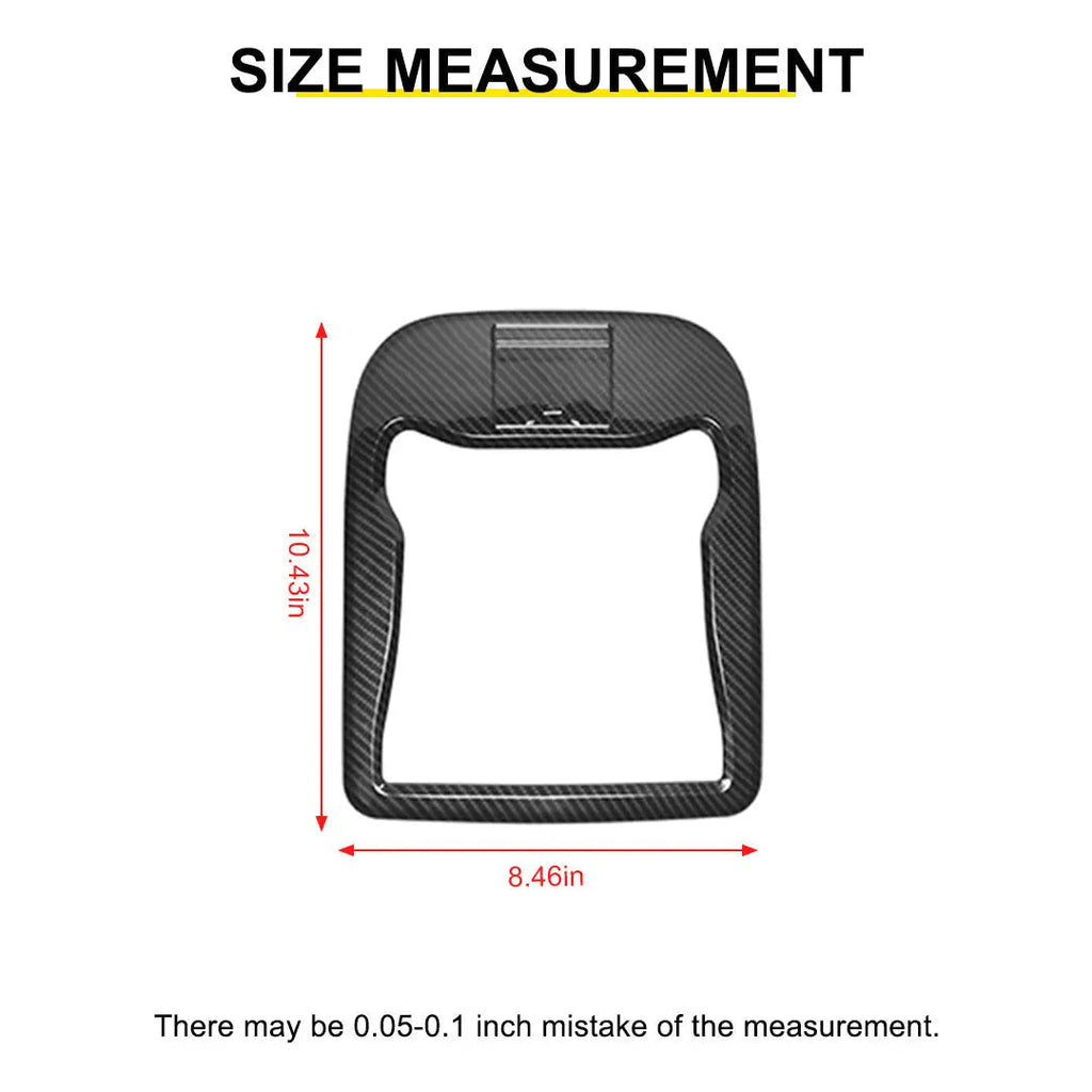 For 2015+ Jeep Renegade Reading Light Lamp Frame Trim Decor With Card Slot