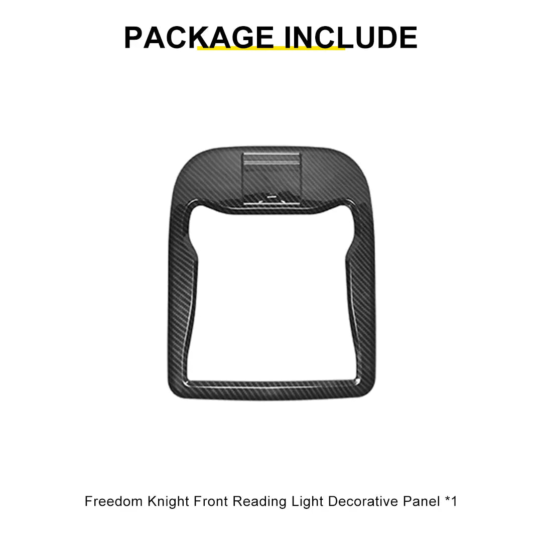 For 2015+ Jeep Renegade Reading Light Lamp Frame Trim Decor With Card Slot