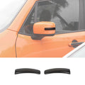 For 2015+ Jeep Renegade Rearview Mirror Turn Signal Light Smoked Trim Covers