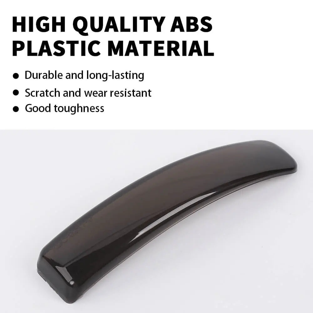 For 2015+ Jeep Renegade Rearview Mirror Turn Signal Light Smoked Trim Covers