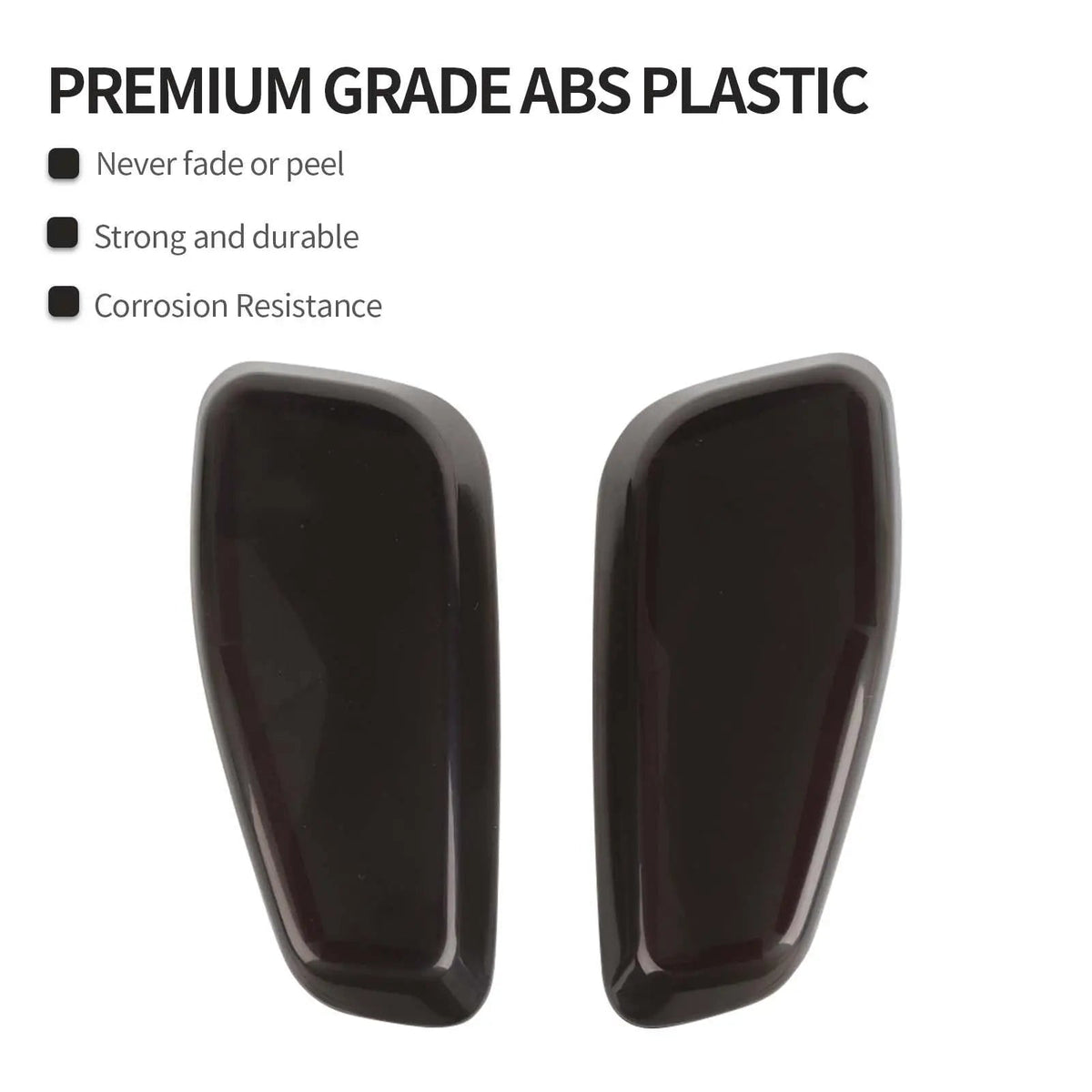 For 2015+ Jeep Renegade Smoked Side Turn Signal Light Cover Trim