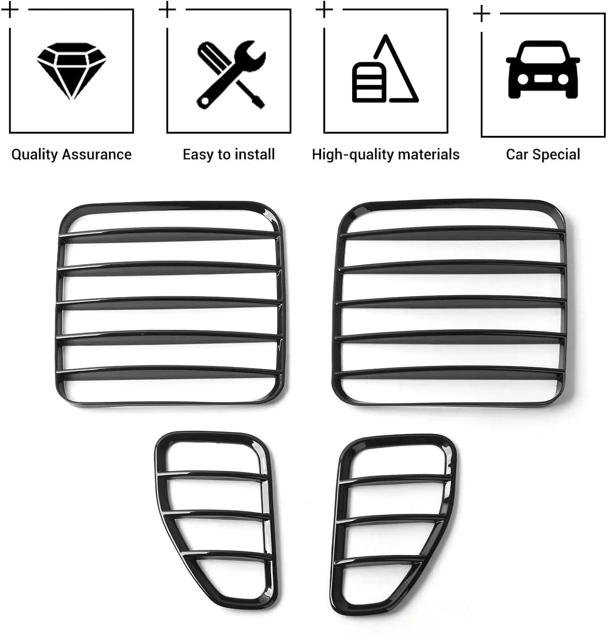 For 2015+ Jeep Renegade Tail Light Lamp Guards Blinds Rear Taillight Guard