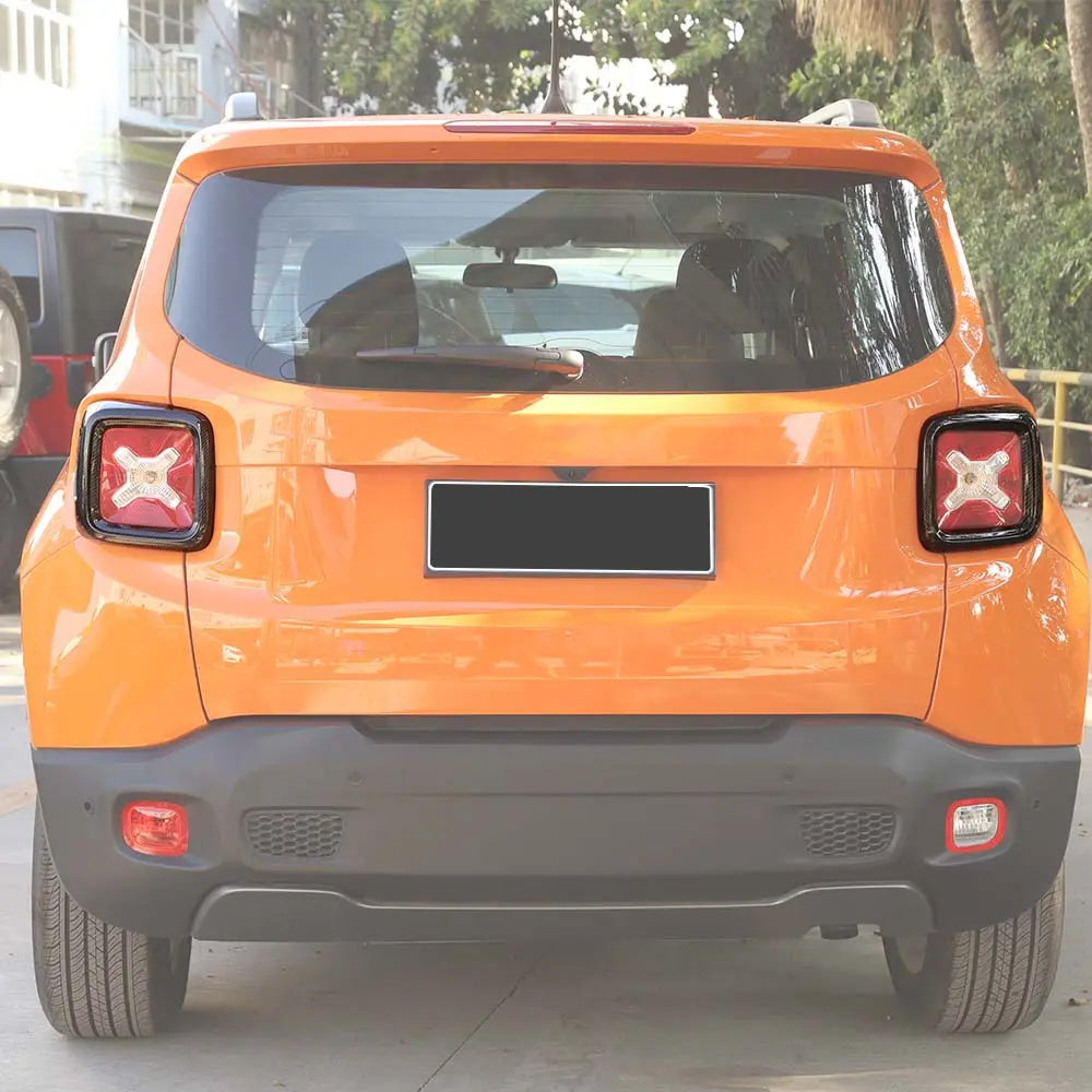 For 2015+ Jeep Renegade Taillight Guard Cover Trim Rear Lamp Frame Decoration Trim