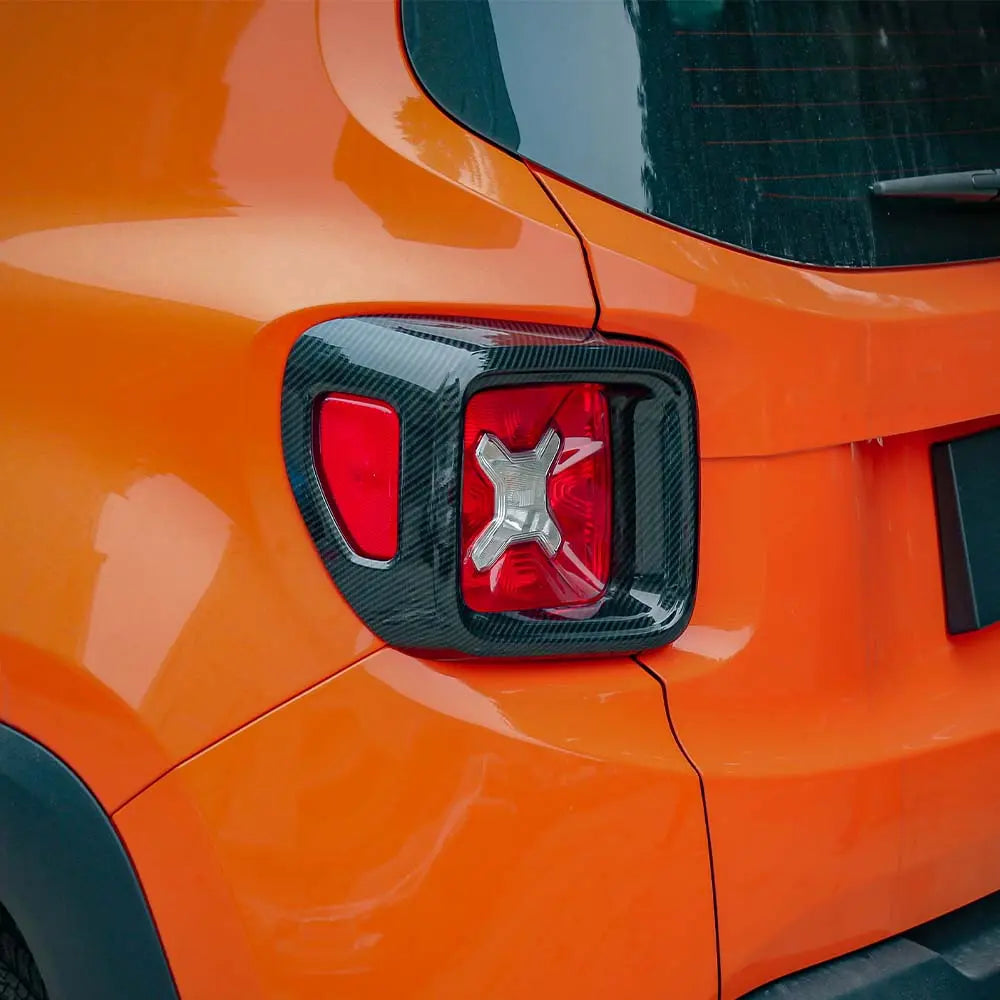 For 2015+ Jeep Renegade Taillight Guard Cover Trim Rear Lamp Frame Decoration Trim