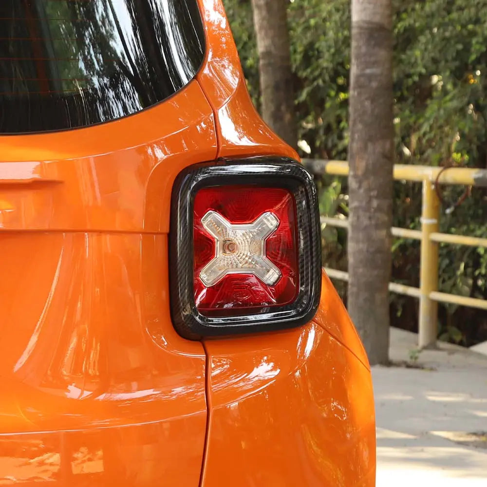 For 2015+ Jeep Renegade Taillight Guard Cover Trim Rear Lamp Frame Decoration Trim