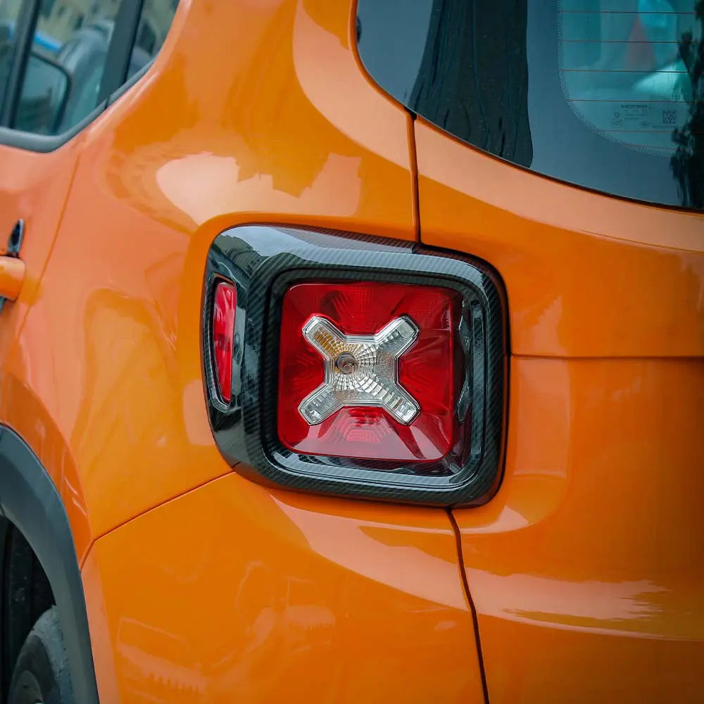 For 2015+ Jeep Renegade Taillight Guard Cover Trim Rear Lamp Frame Decoration Trim