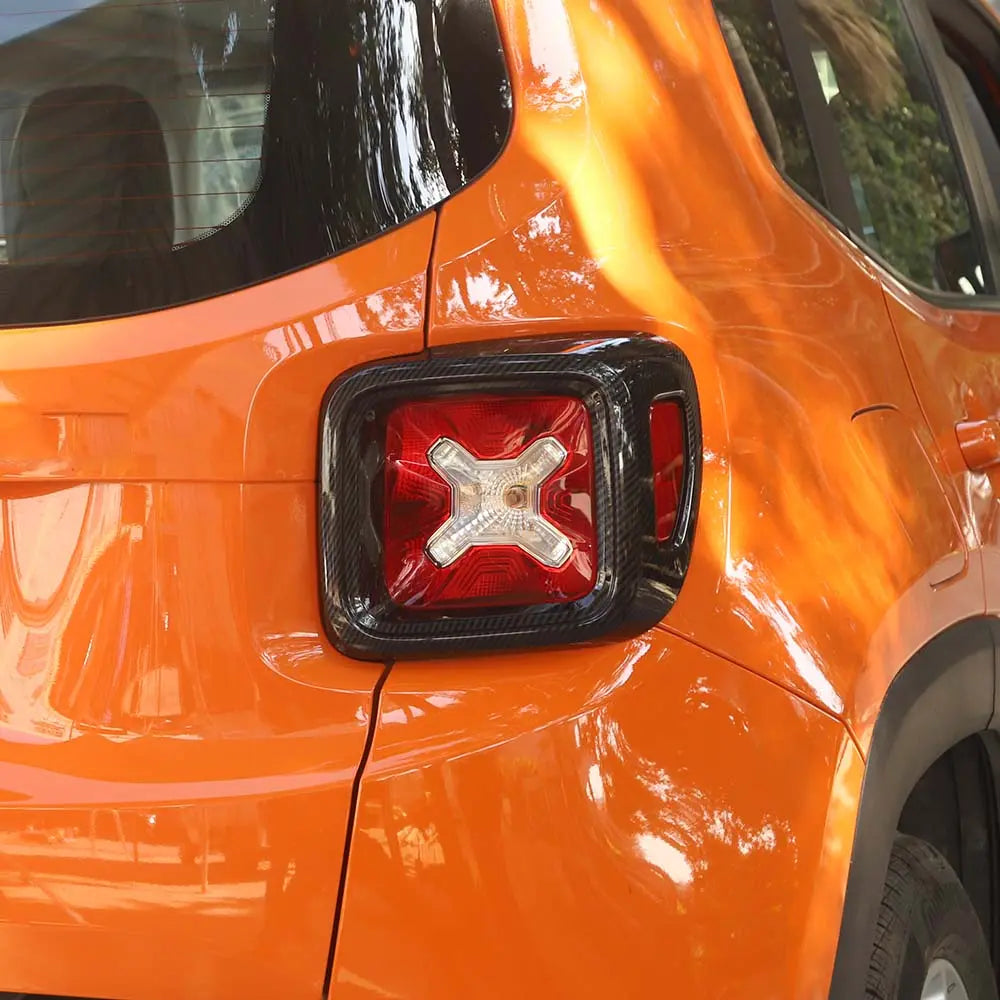 For 2015+ Jeep Renegade Taillight Guard Cover Trim Rear Lamp Frame Decoration Trim