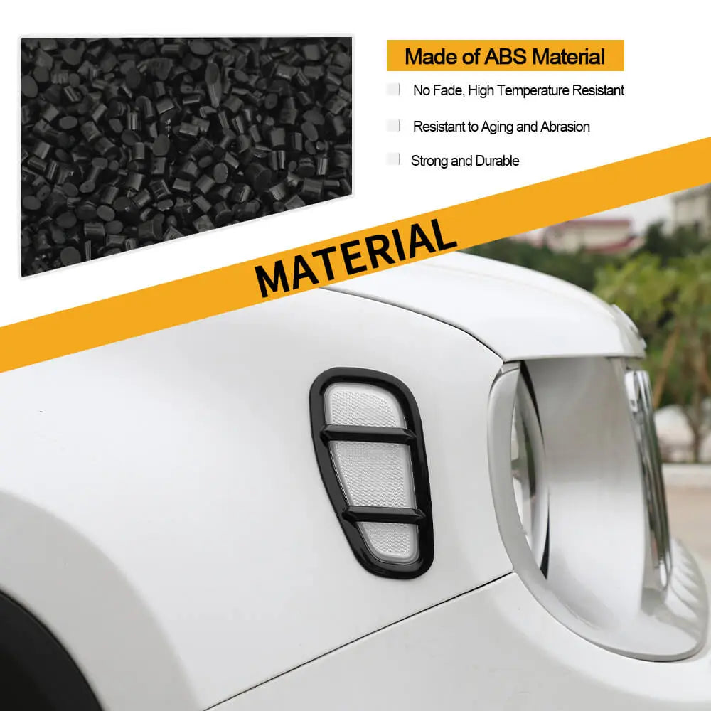 For 2015+ Jeep Renegade Turn Signal Light Guards Trim