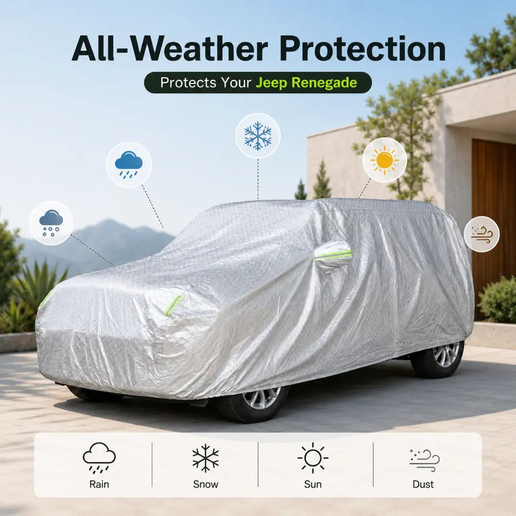For 2015+ Jeep Renegade Weatherproof Car Cover Protect