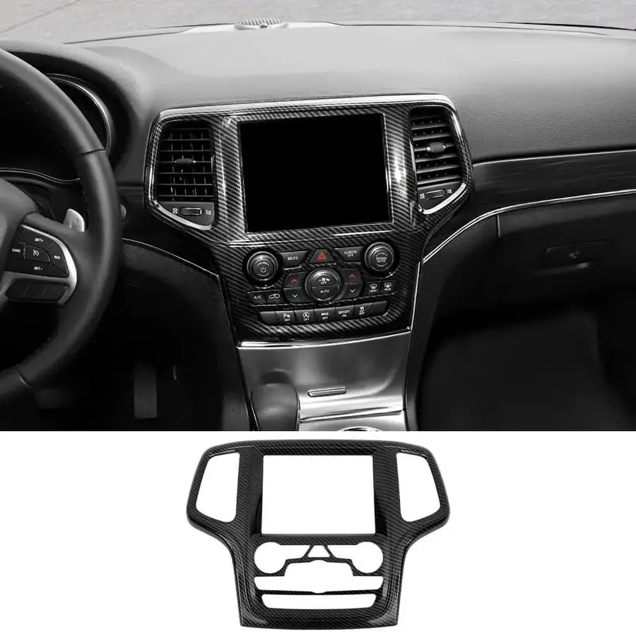 For 2016-2018 Jeep Grand Cherokee WK2 Interior Center Console Full Trim Cover Kit (24 pcs)