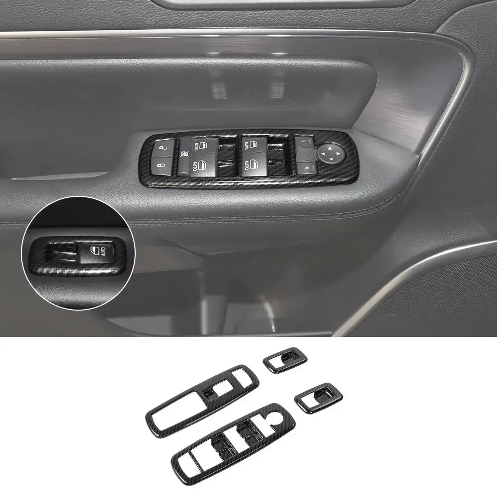 For 2016-2018 Jeep Grand Cherokee WK2 Interior Center Console Full Trim Cover Kit (24 pcs)