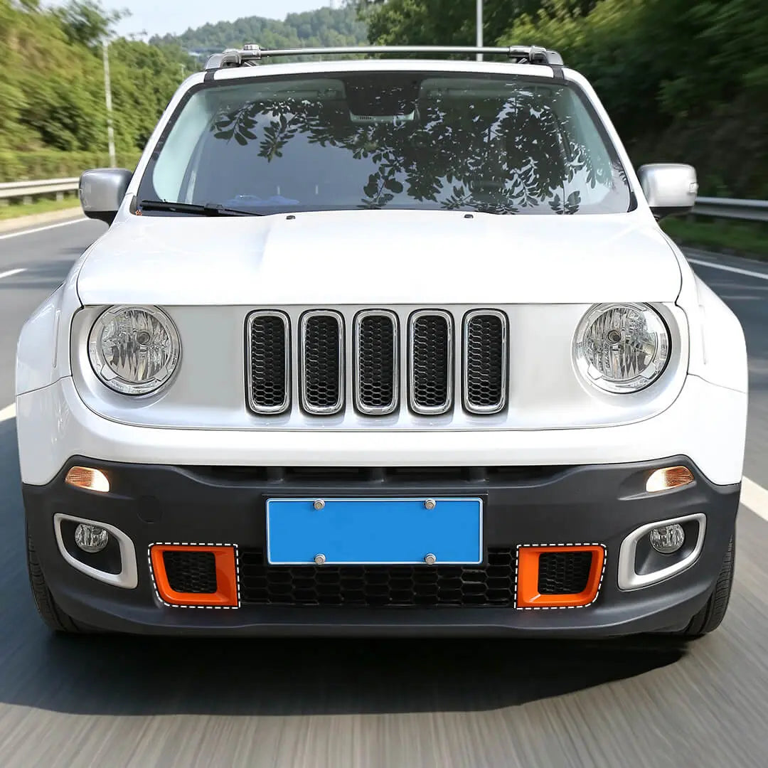 For 2016-2018 Jeep Renegade Front Bumper Air Intake Vent Cover Trim (2 pcs)
