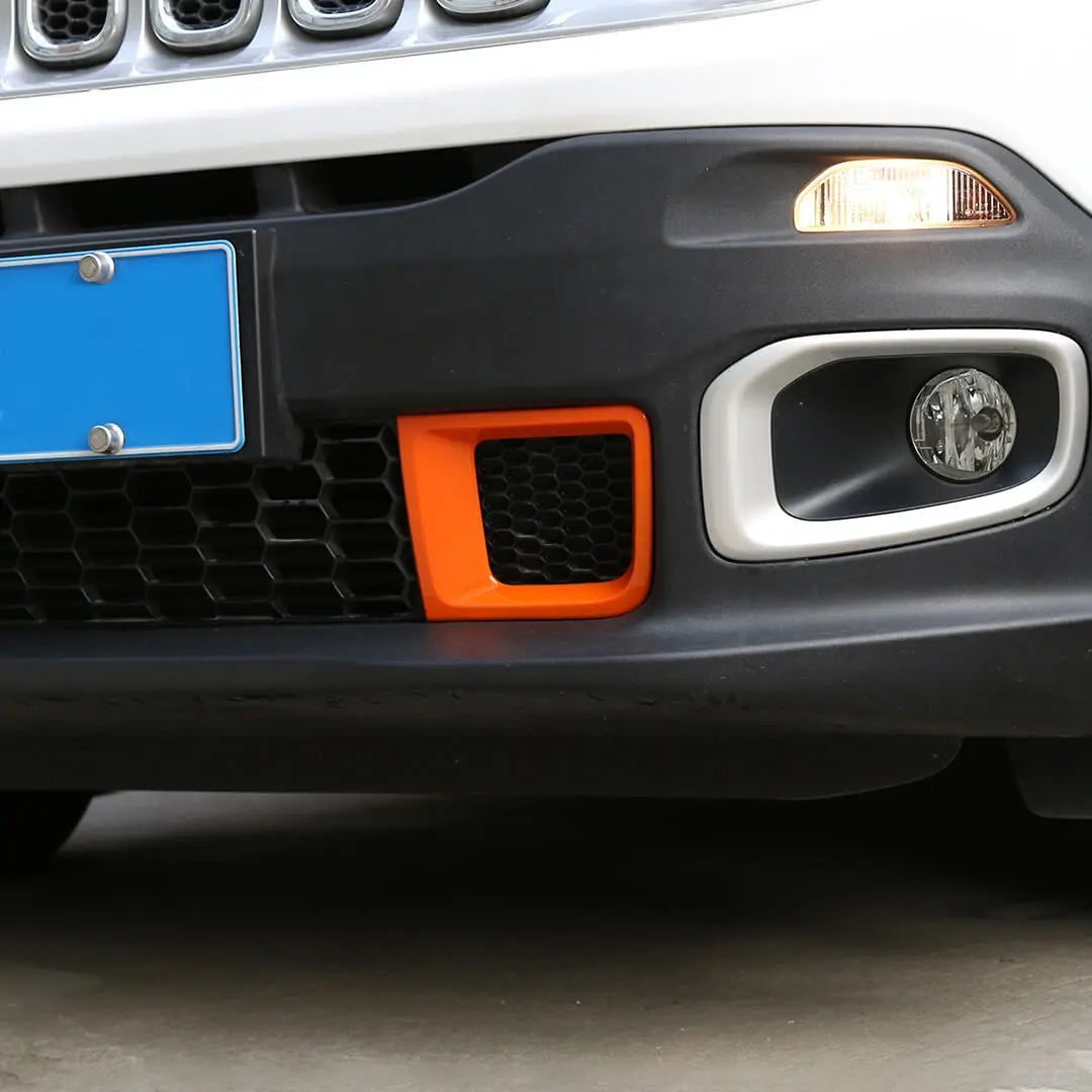 For 2016-2018 Jeep Renegade Front Bumper Air Intake Vent Cover Trim (2 pcs)