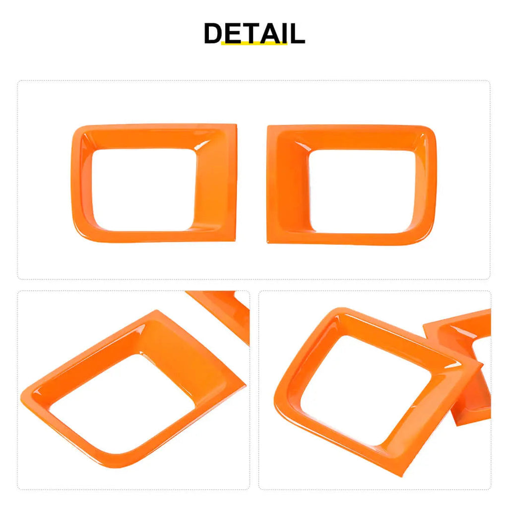 For 2016-2018 Jeep Renegade Front Bumper Air Intake Vent Cover Trim (2 pcs)
