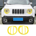 For 2016-2018 Jeep Renegade Front Lamp Hoods Front Head Light Cover Trim