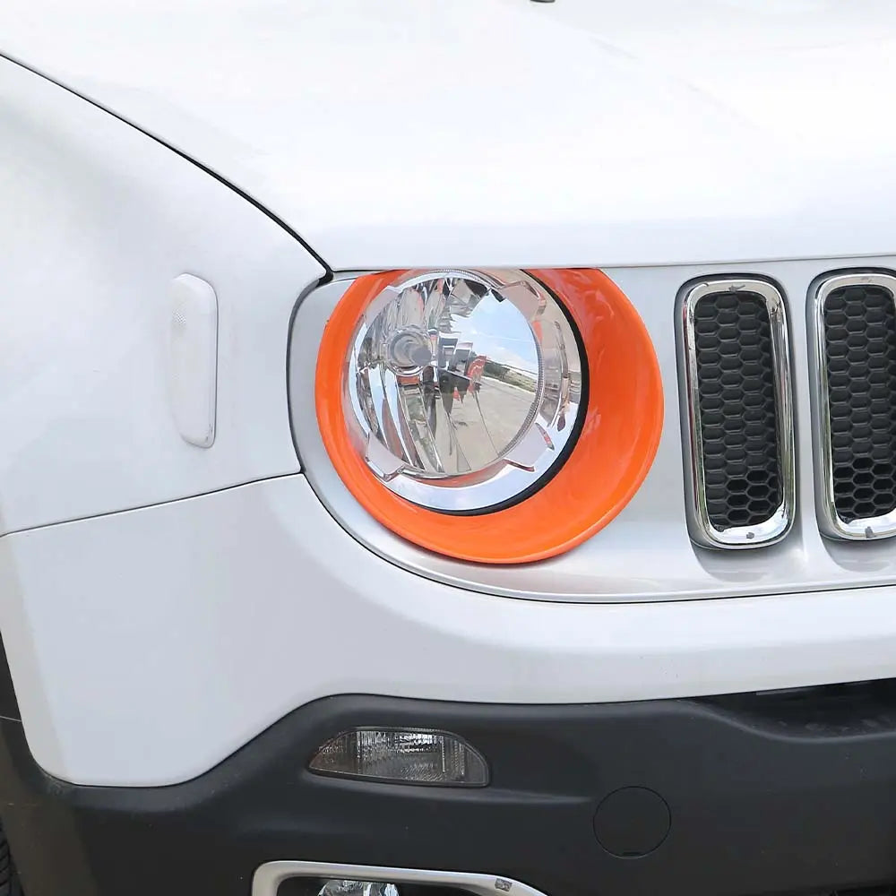 For 2015-2018 Jeep Renegade Front Light Headlight Bezel Trim