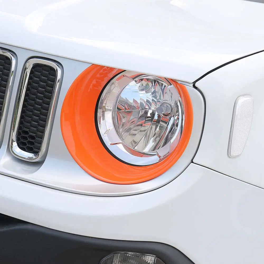 For 2015-2018 Jeep Renegade Front Light Headlight Bezel Trim