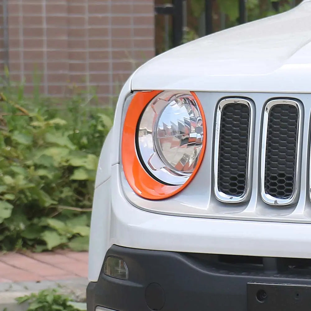 For 2015-2018 Jeep Renegade Front Light Headlight Bezel Trim