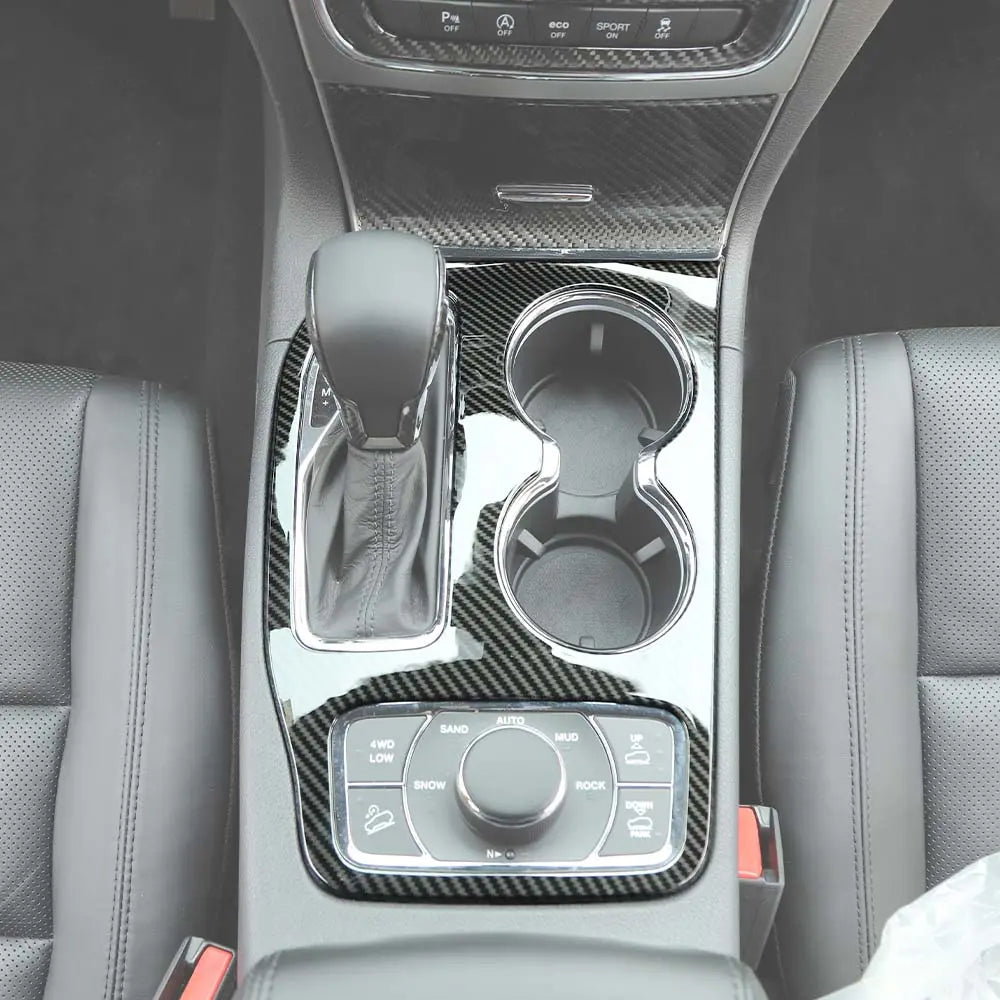 For 2017-2021 Jeep Grand Cherokee WK2 Gear Shift Panel Cover Trim Kit