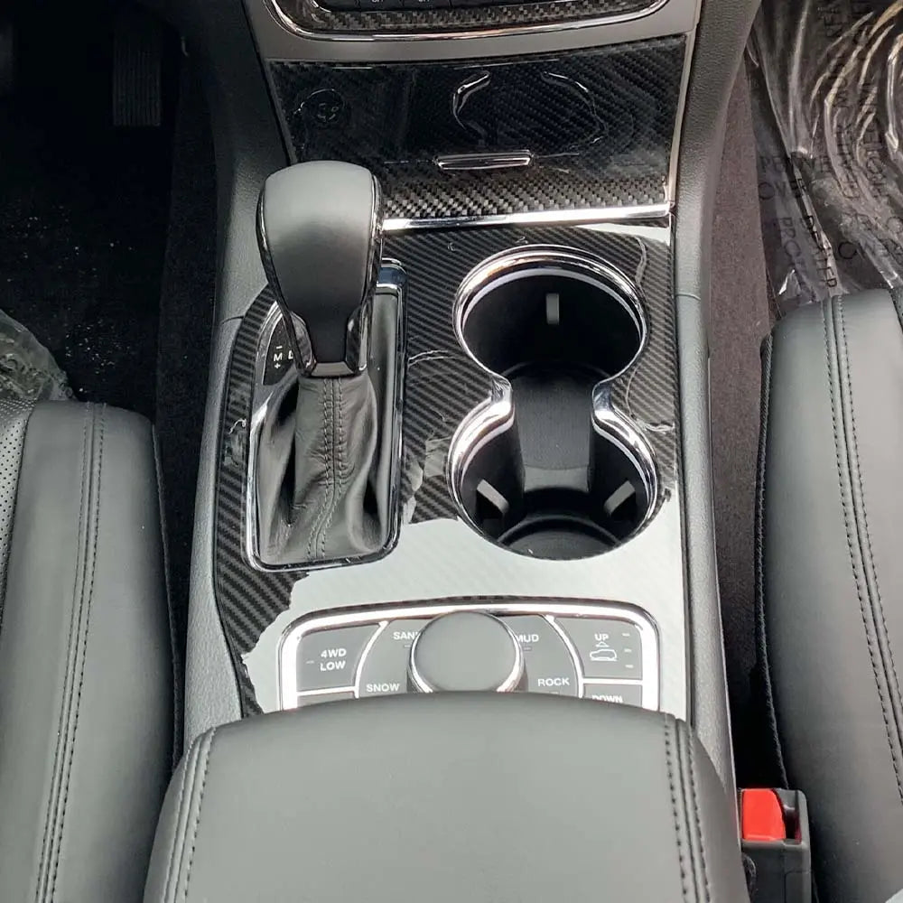 For 2017-2021 Jeep Grand Cherokee WK2 Gear Shift Panel Cover Trim Kit