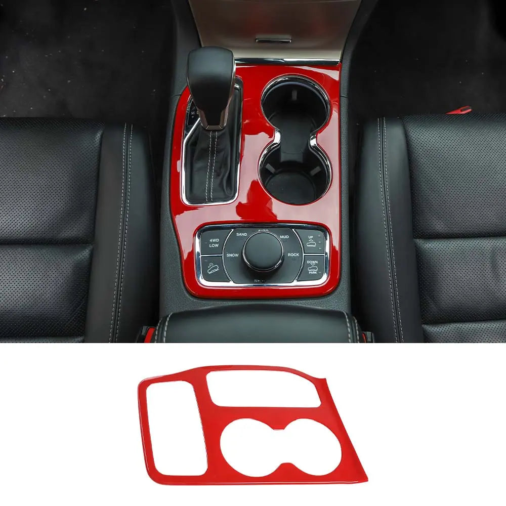 For 2017-2021 Jeep Grand Cherokee WK2 Gear Shift Panel Cover Trim Kit