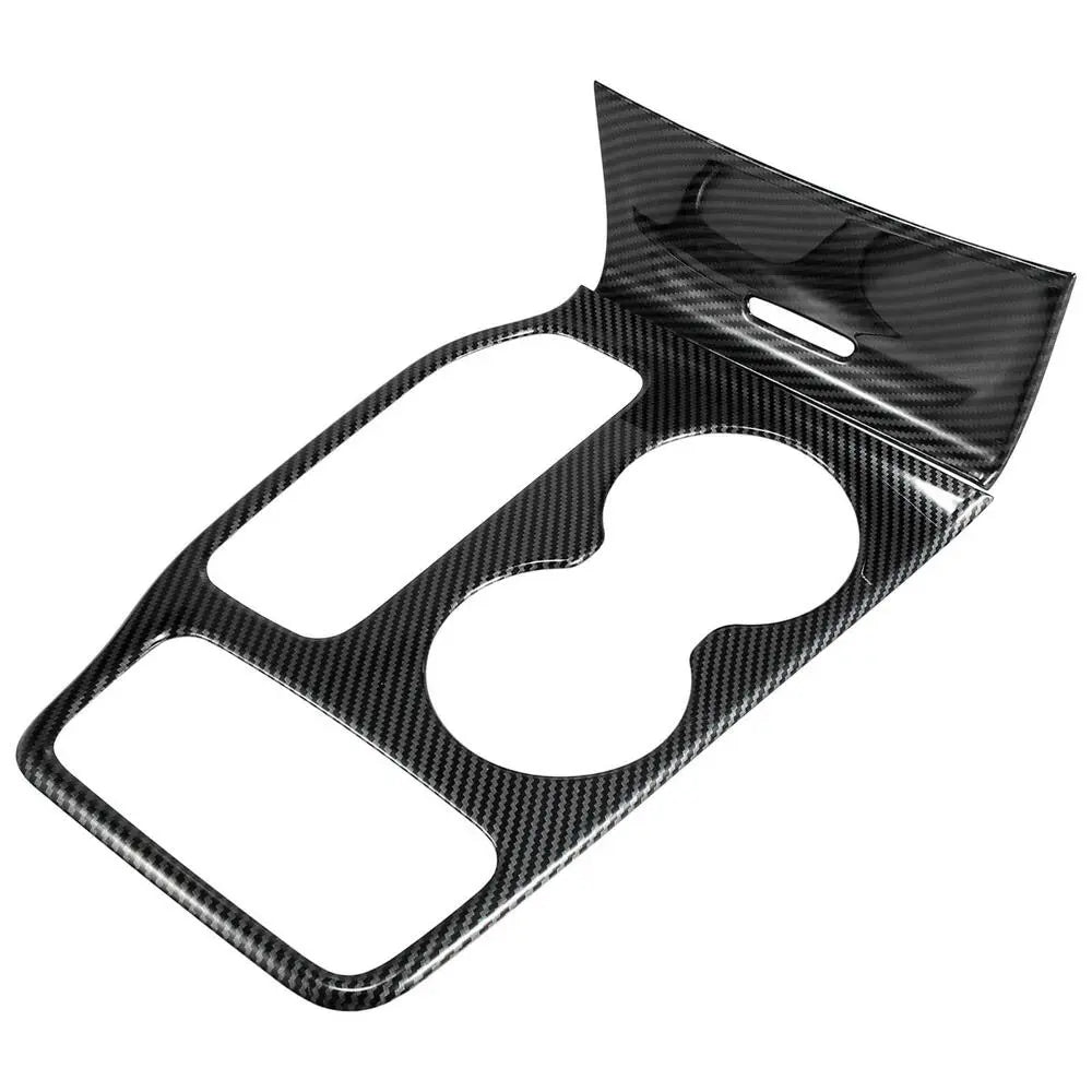 For 2016-2021 Jeep Grand Cherokee WK2 Center Gear Shift Panel Cover Trim Soft Carbon Fiber