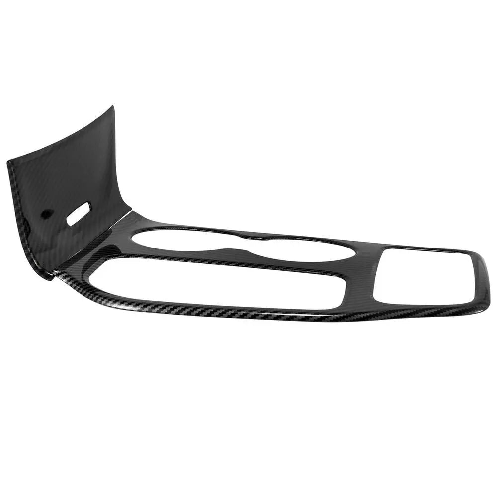 For 2016-2021 Jeep Grand Cherokee WK2 Center Gear Shift Panel Cover Trim Soft Carbon Fiber