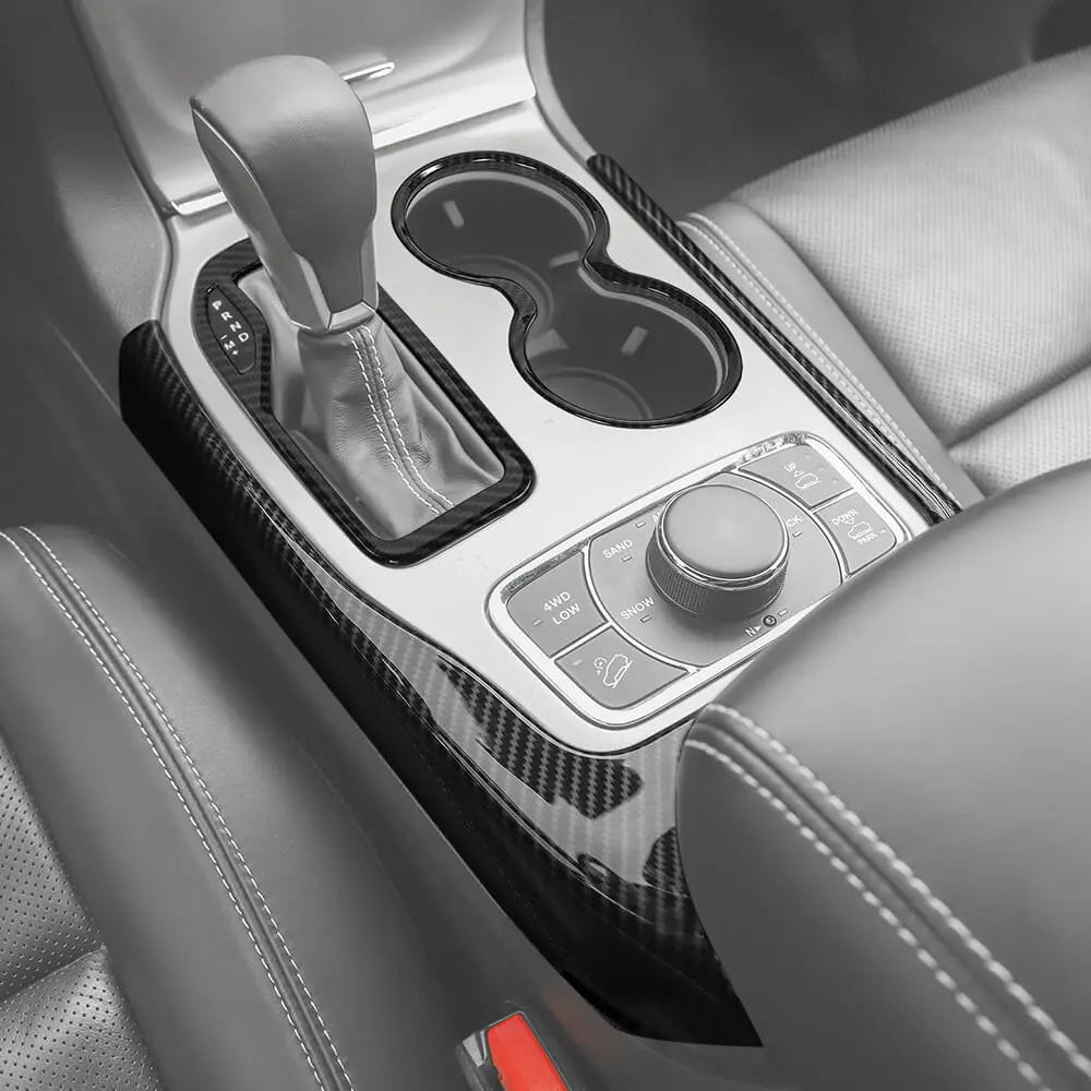 For 2016-2021 Jeep Grand Cherokee WK2 Gear Shift Cup Holder Panel Trim Cover