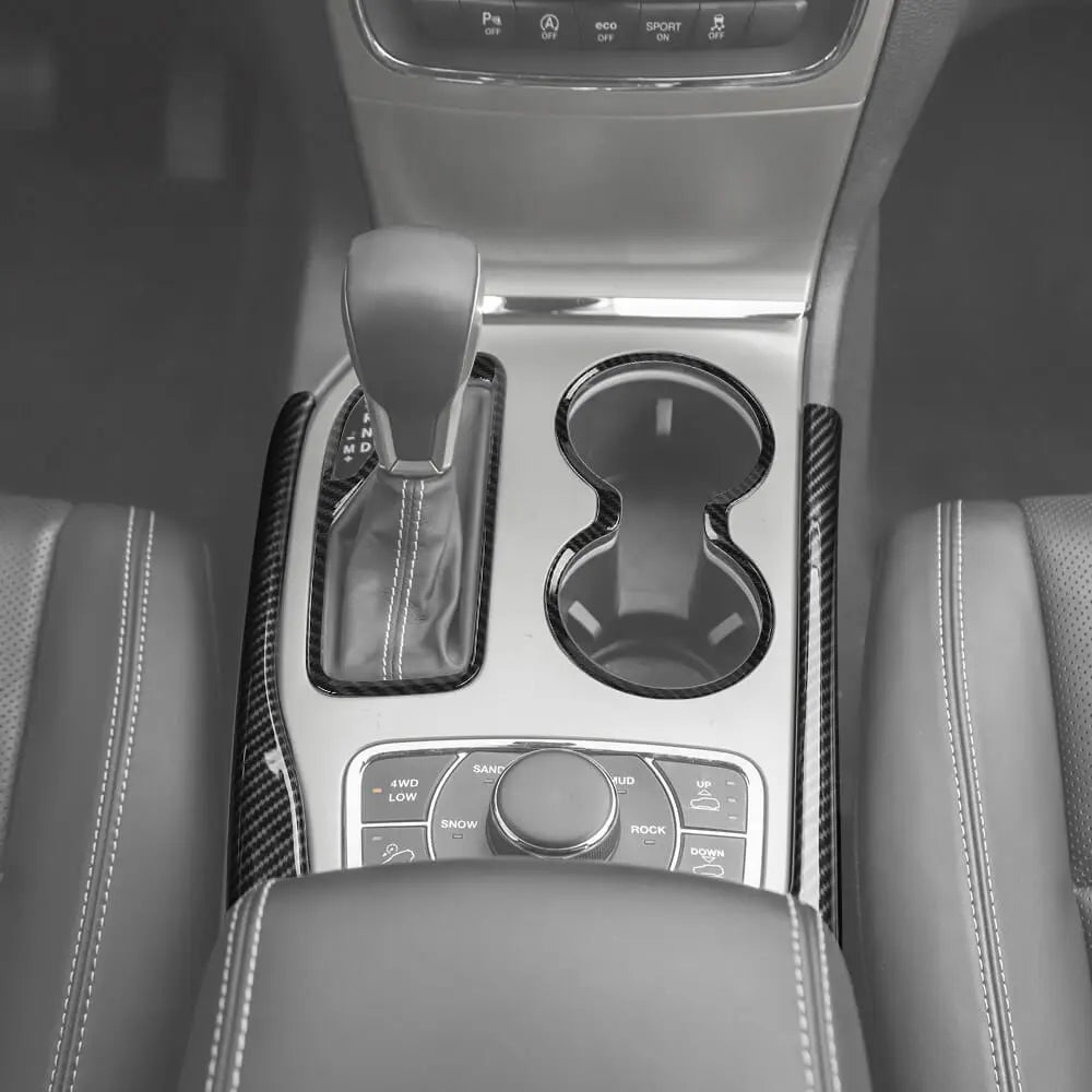 For 2016-2021 Jeep Grand Cherokee WK2 Gear Shift Cup Holder Panel Trim Cover