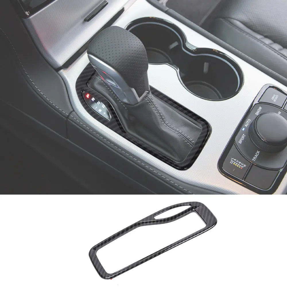 For 2016-2021 Jeep Grand Cherokee WK2 Gear Shift Panel Cover Trim Ring Bezels
