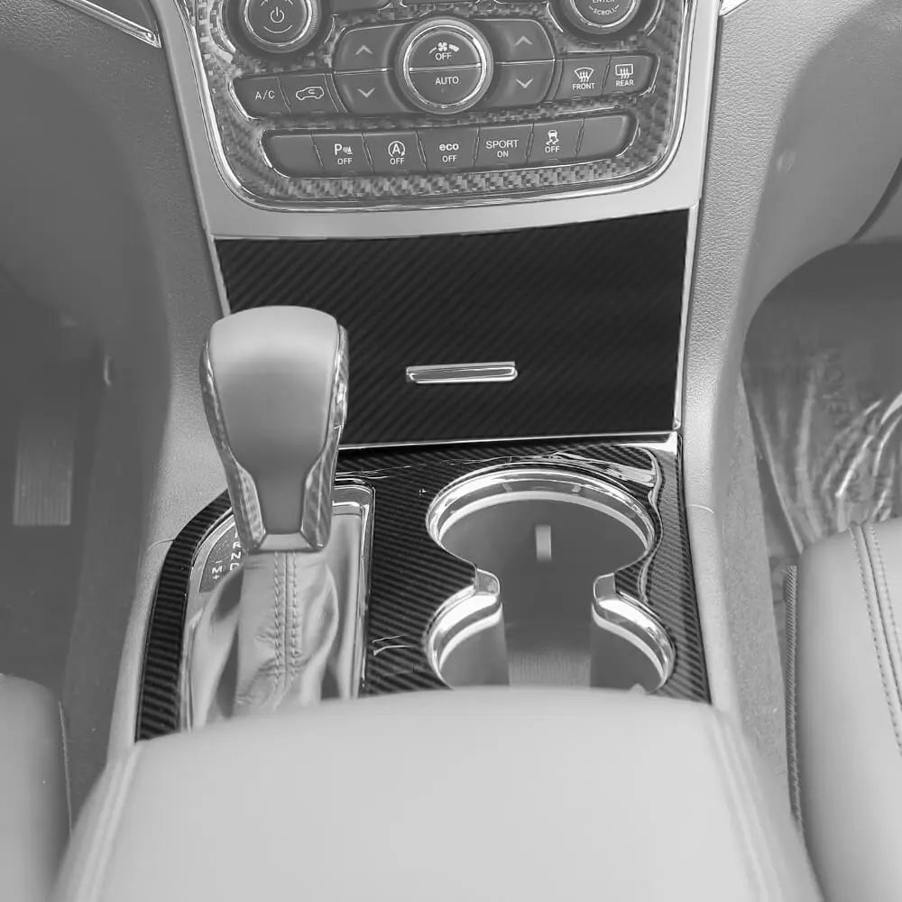 For 2016-2021 Jeep Grand Cherokee WK2 Gear Shift Water Cup Panel Decor Suitable for Mechanical Shift Lever Vehicle