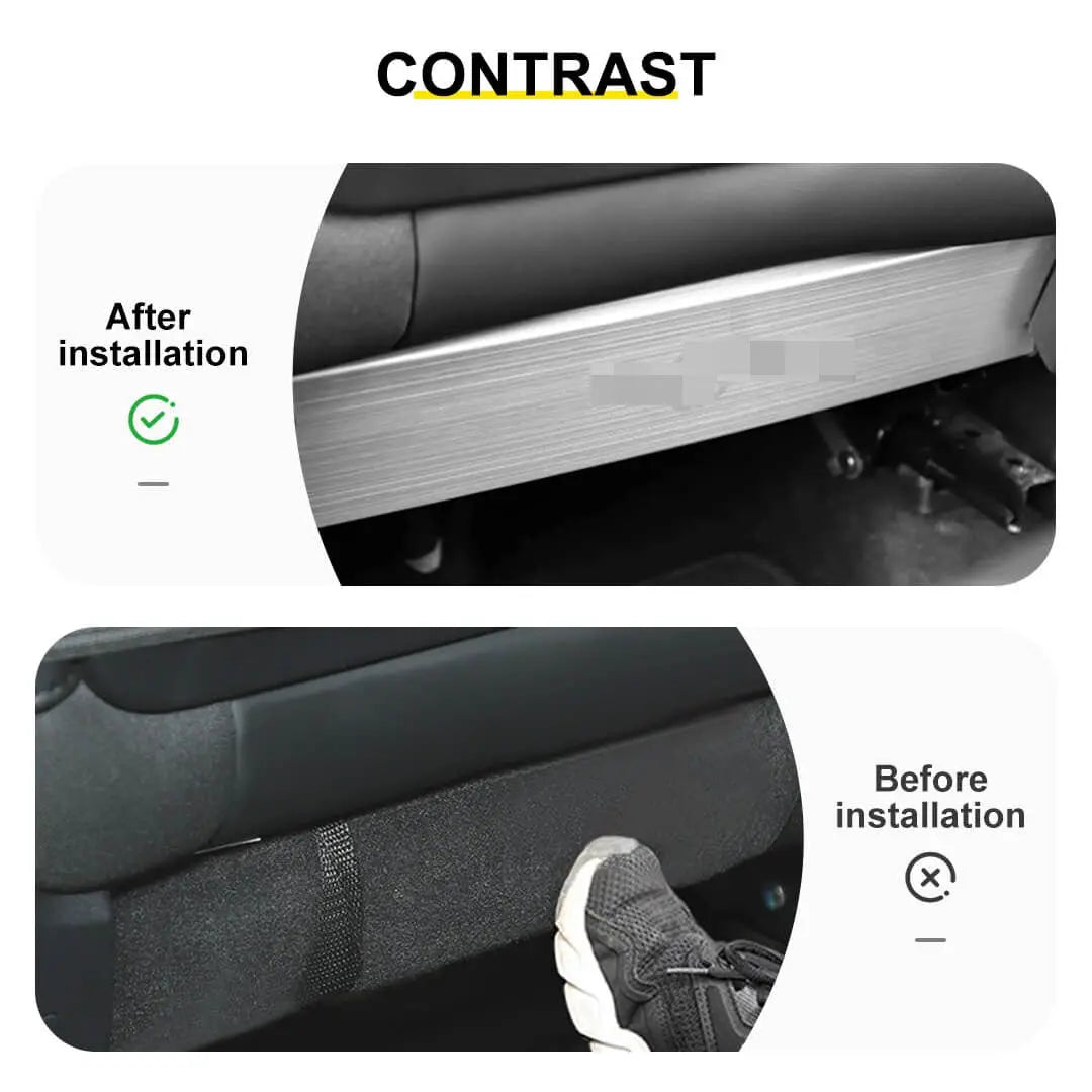 For 2016+ Jeep Renegade/2017+ Compass Seat Back Panel Anti-Kick Anti-Dirty Panel Protection Trim Cover (2 pcs)
