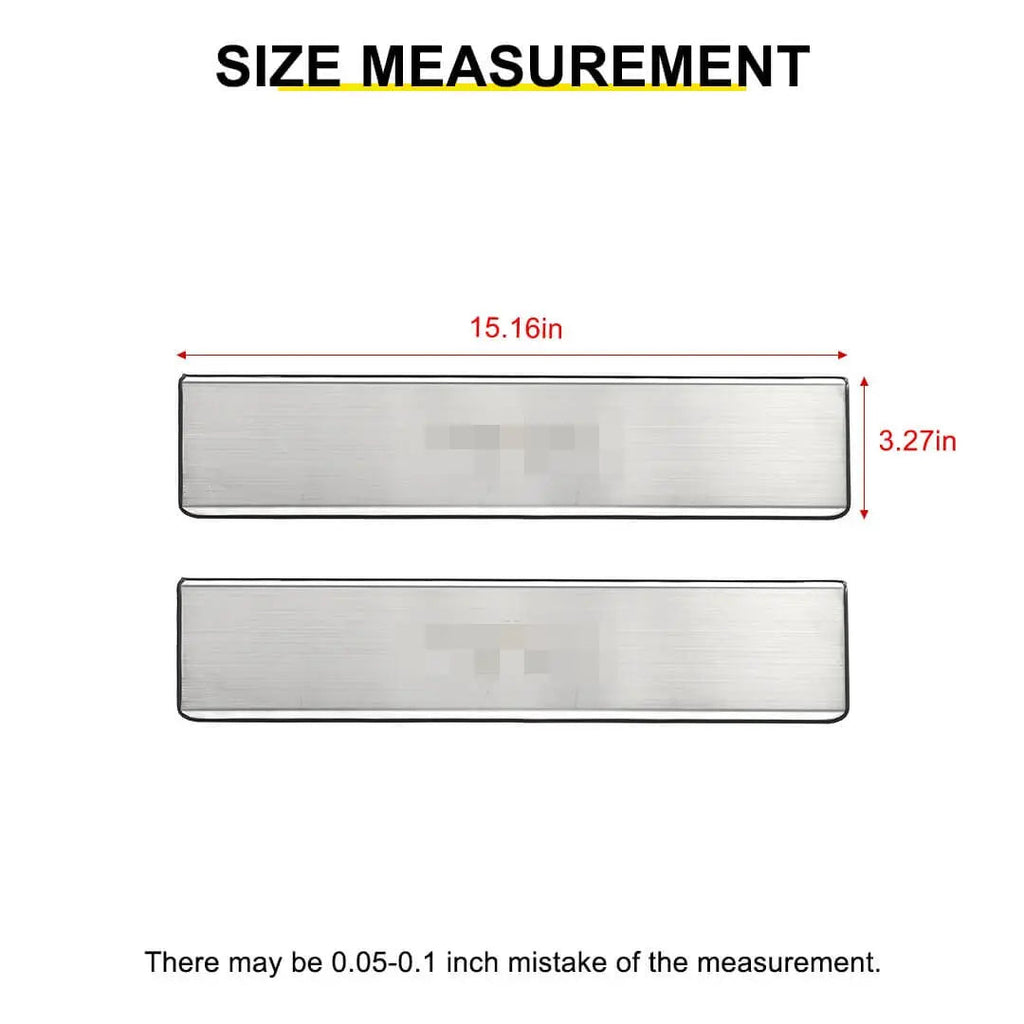 For 2016+ Jeep Renegade/2017+ Compass Seat Back Panel Anti-Kick Anti-Dirty Panel Protection Trim Cover (2 pcs)