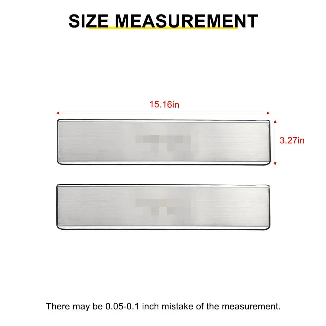 For 2016+ Jeep Renegade/2017+ Compass Seat Back Panel Anti-Kick Anti-Dirty Panel Protection Trim Cover (2 pcs)