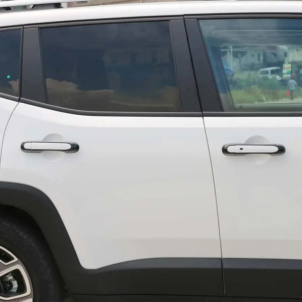 For 2015+ Jeep Renegade 4pcs/Set Exterior Door Handle Cover Inserts Handles Trim